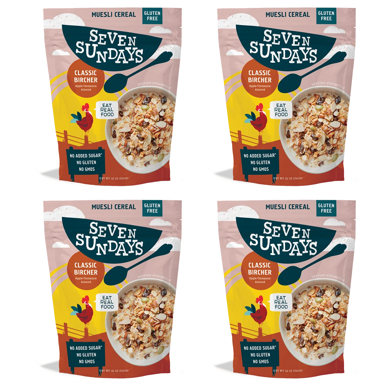 Classic Bircher Apple Cinnamon Muesli, 12oz - Image 8