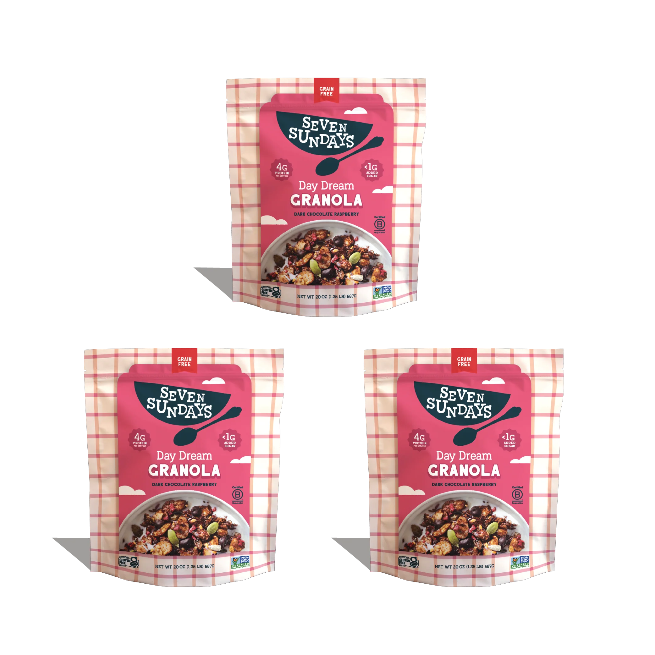 Day Dream Chocolate Raspberry Grain-Free Granola, 20oz - Image 8