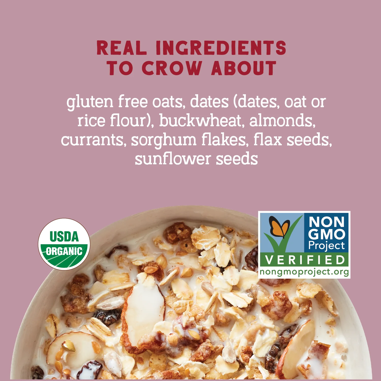 Organic Farmer's Market Almond Date Muesli Eco-Pack, 32oz - Image 3